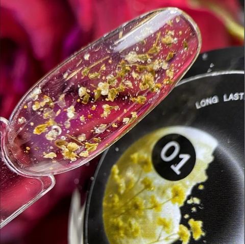 Miss Luna Premium Flower gel Clear №01 ML-FCG-1 фото