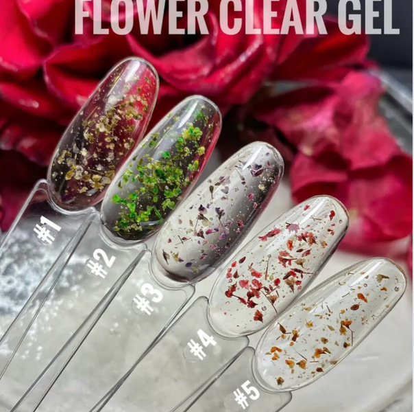Miss Luna Premium Flower gel Clear №01 ML-FCG-1 фото