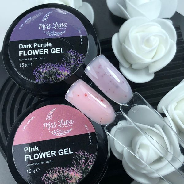 Miss Luna Premium Milk Flower gel Dark Purple ML-MFG-DP фото