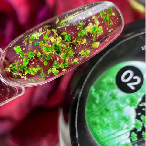 Miss Luna Premium Flower gel Clear №02 ML-FCG-2 фото