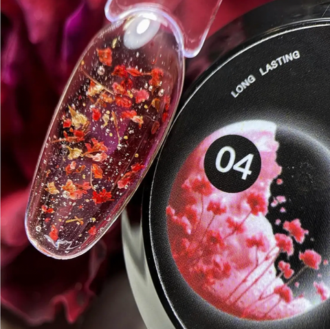 Miss Luna Premium Flower gel Clear №04 ML-FCG-4 фото