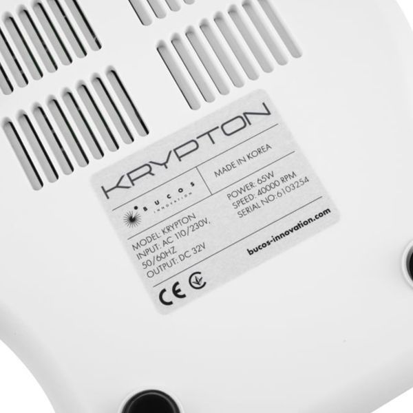 Фрезер KRYPTON XPS-400 WHITE/GRAY на 65 вт. и 40000 об. для маникюра и педикюра  FREZ фото