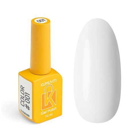 Gel lak Kupiuviti č. 001, 10 ml KUV-GL-001 фото